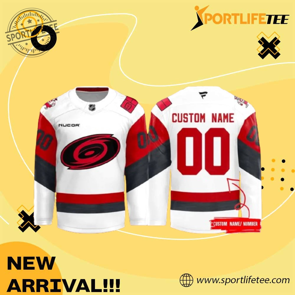 Carolina Hurricanes Unveil New Road White 2026 Hockey Jersey Edition
