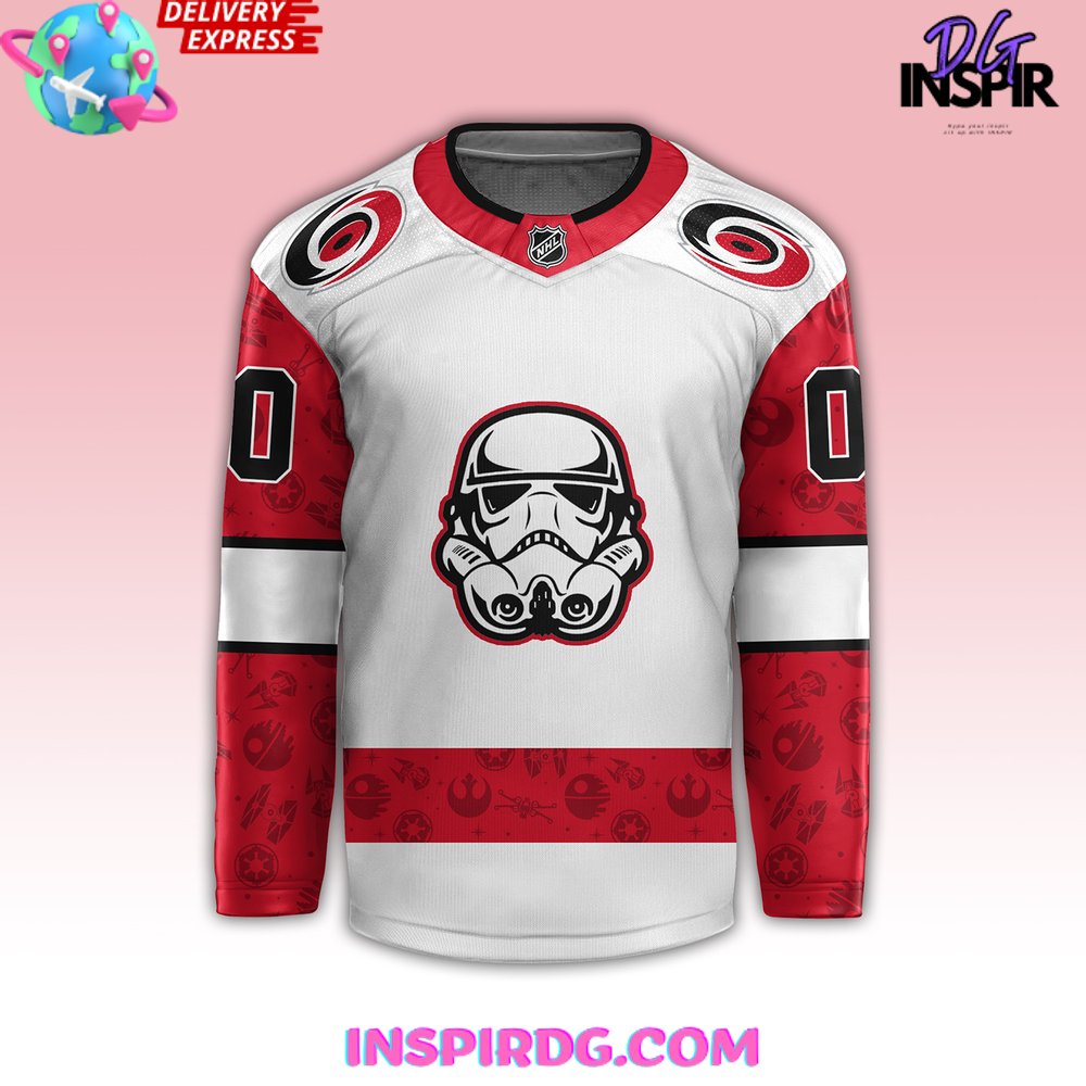 Carolina Hurricanes X Star Wars Night 2024 Custom Hockey Jersey