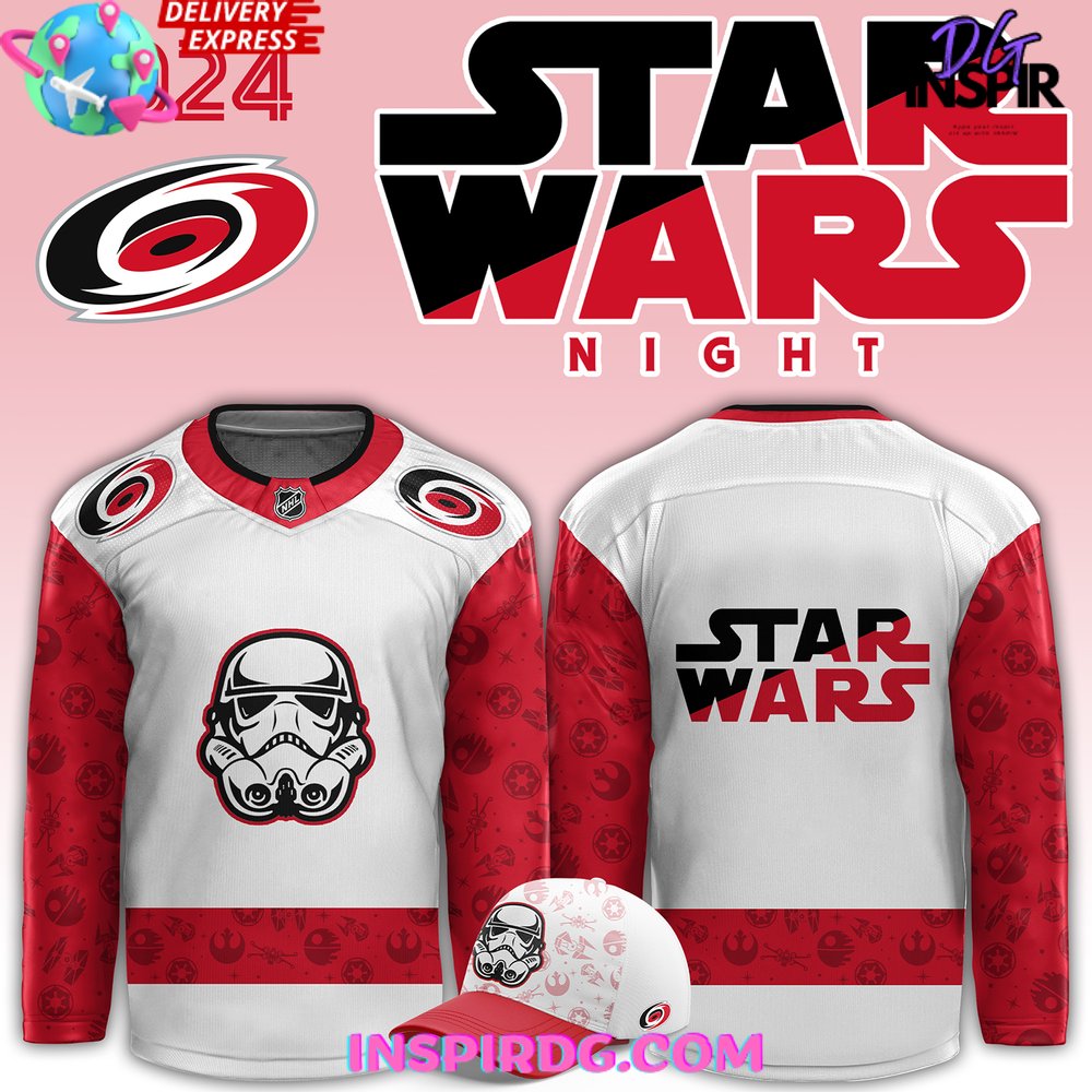 Carolina Hurricanes X Star Wars Night 2024 Hockey Jersey