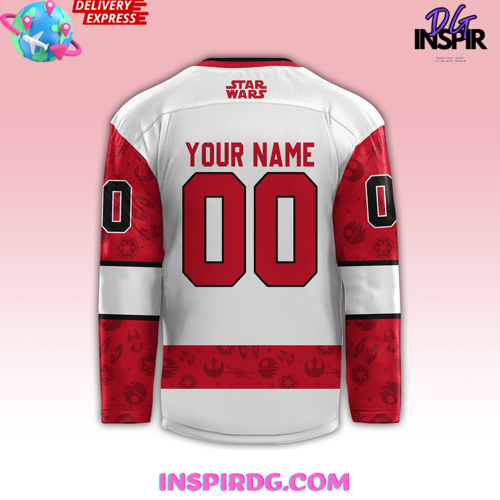 Carolina Hurricanes X Star Wars Night Custom Hockey Jersey