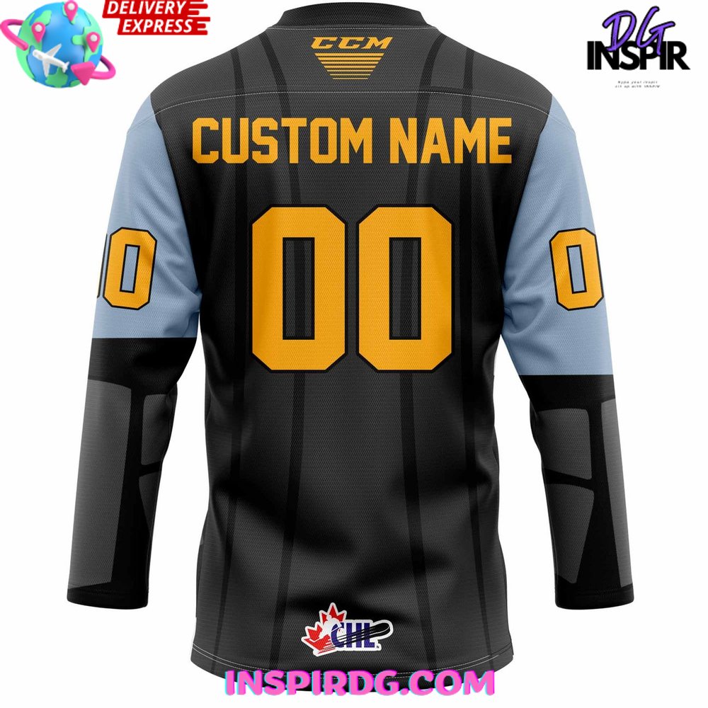 Charlottetown Islanders Game Worn Batman Special Jersey
