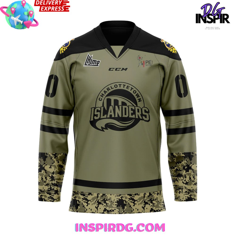 Charlottetown Islanders Military Appreciation Special Hockey Jersey