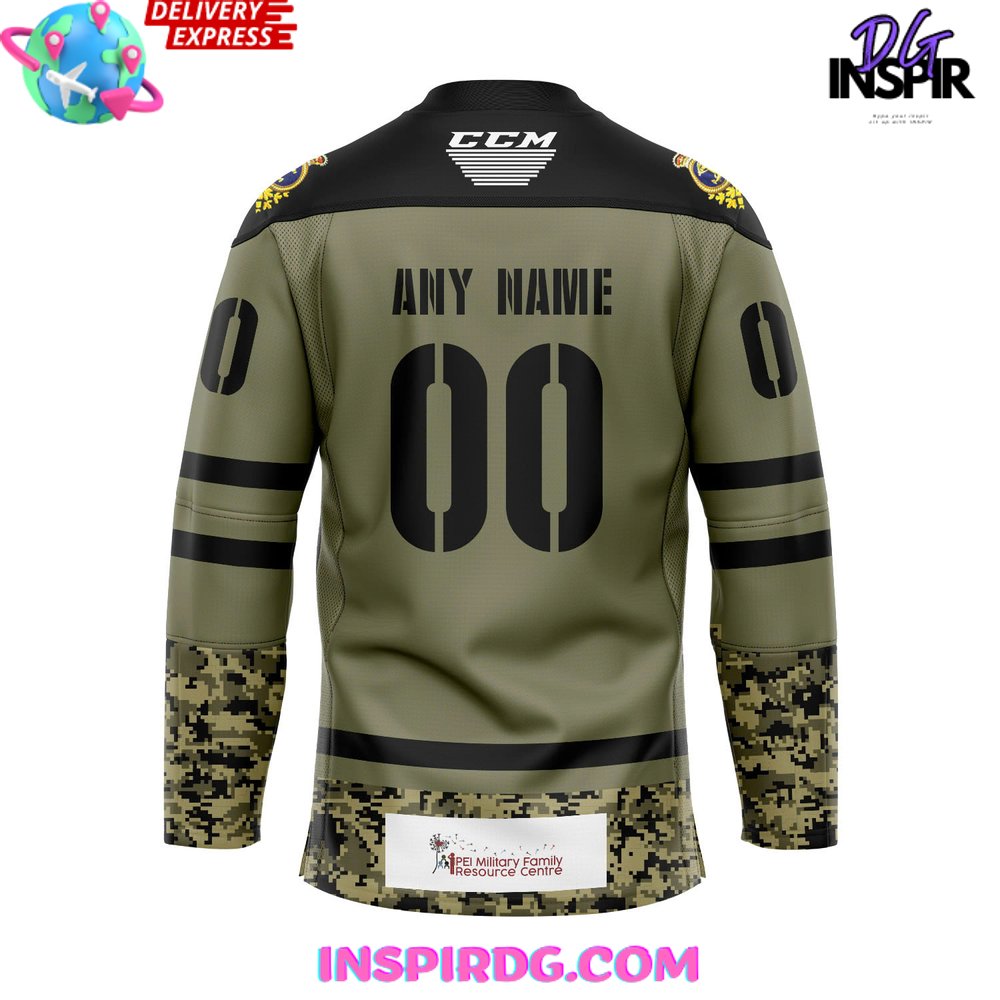 Charlottetown Islanders Military Appreciation Special Hockey Jersey