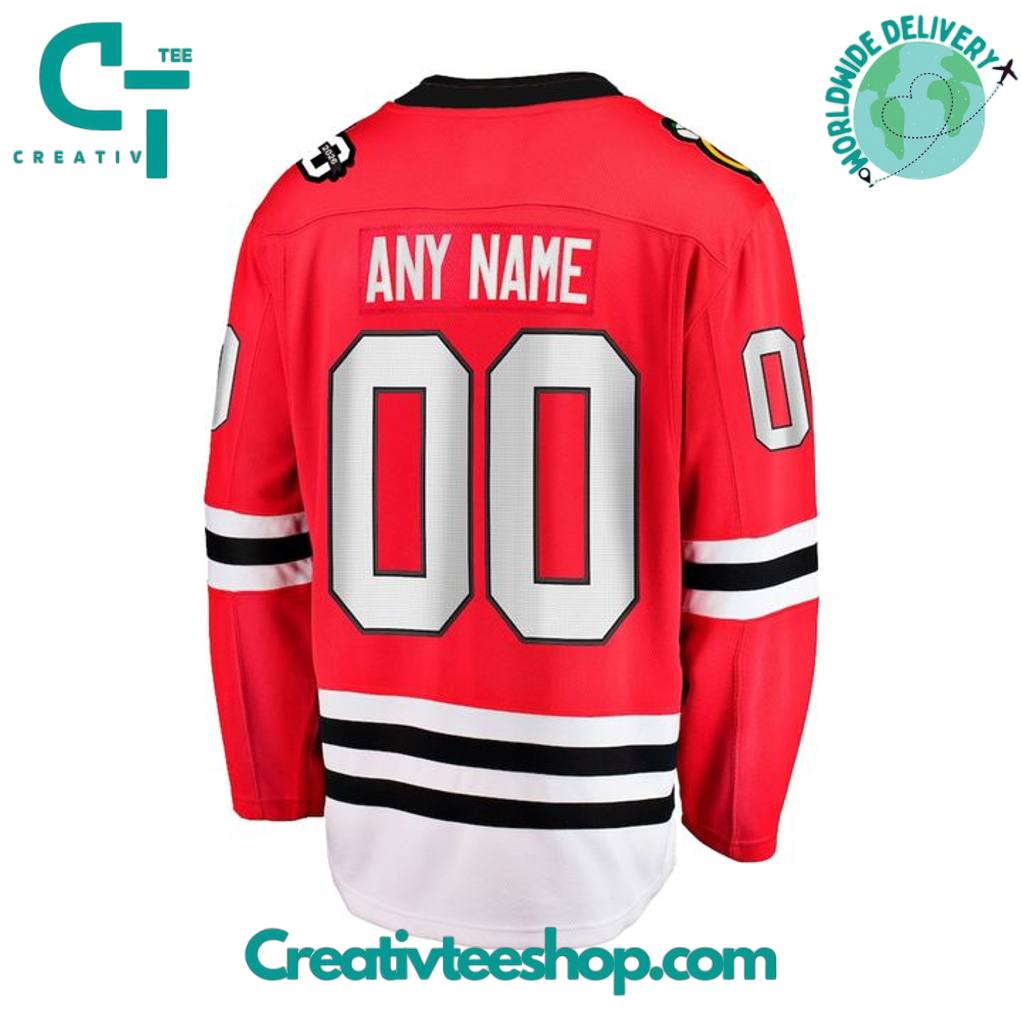 Chicago Blackhawks 100 Years Anniversary Special Edition Hockey Jersey