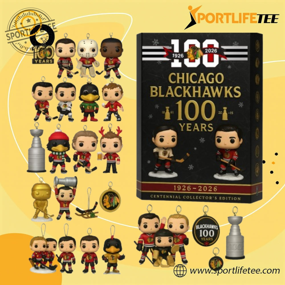 Chicago Blackhawks 100Th Anniversary Advent Calendar 2025 Gift For Fans