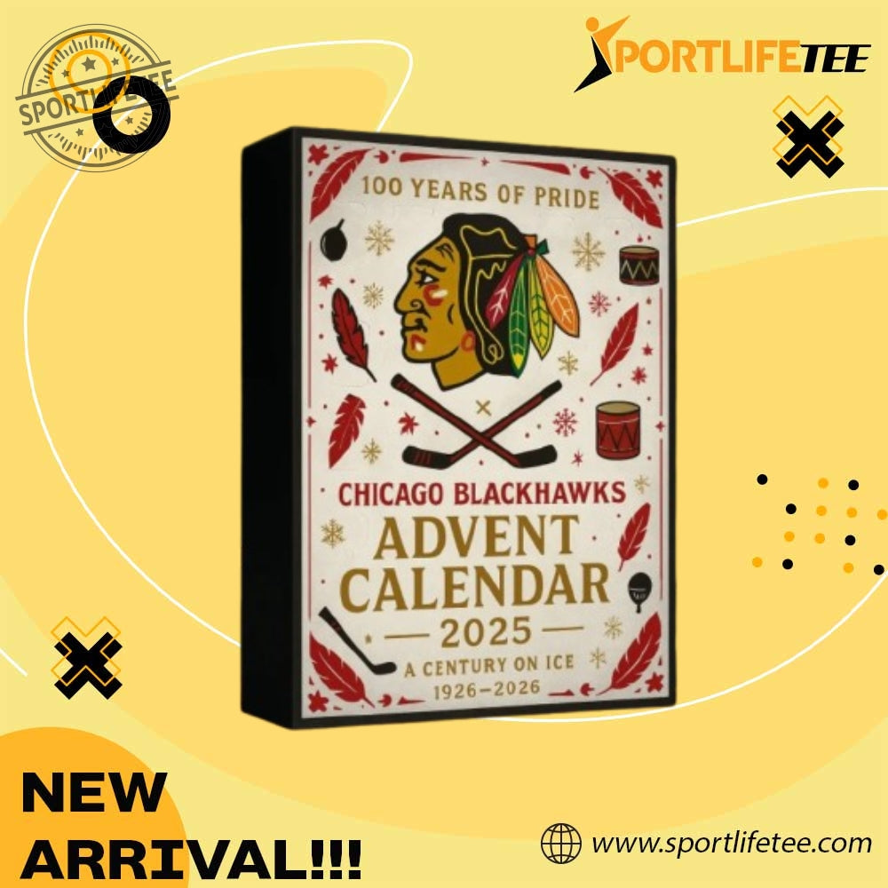 Chicago Blackhawks 100Th Anniversary Anniversary Advent Calendar Gift For Fans