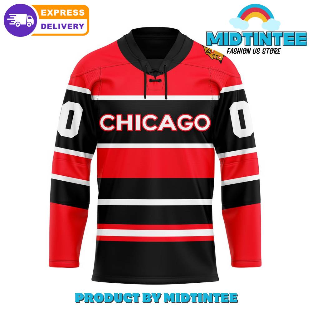 Chicago Blackhawks Customized Reverse Retro Hockey Jersey