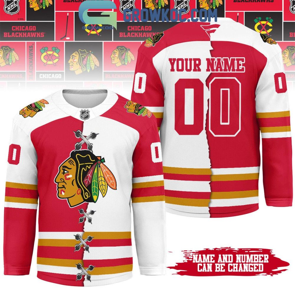 Chicago Blackhawks Mix Home Away Hockey Jersey