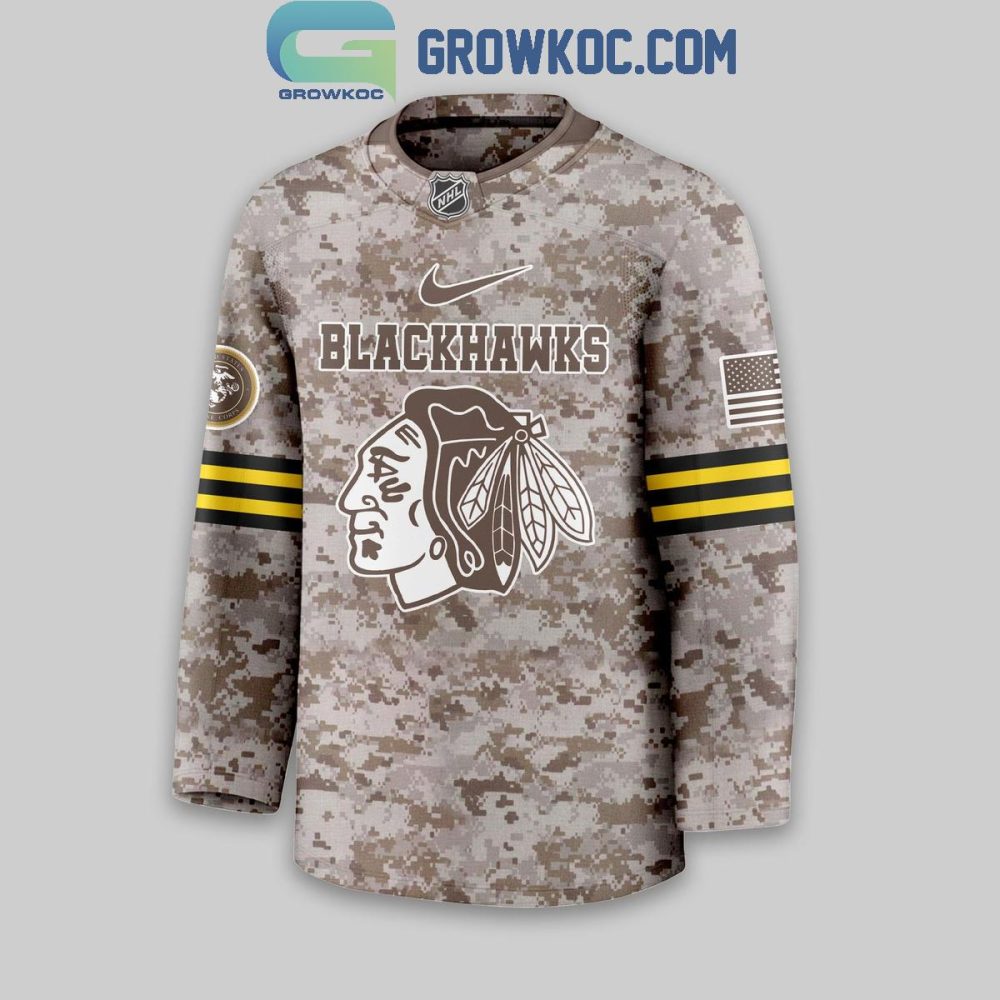 Chicago Blackhawks Us Marine Corps Hockey Jersey