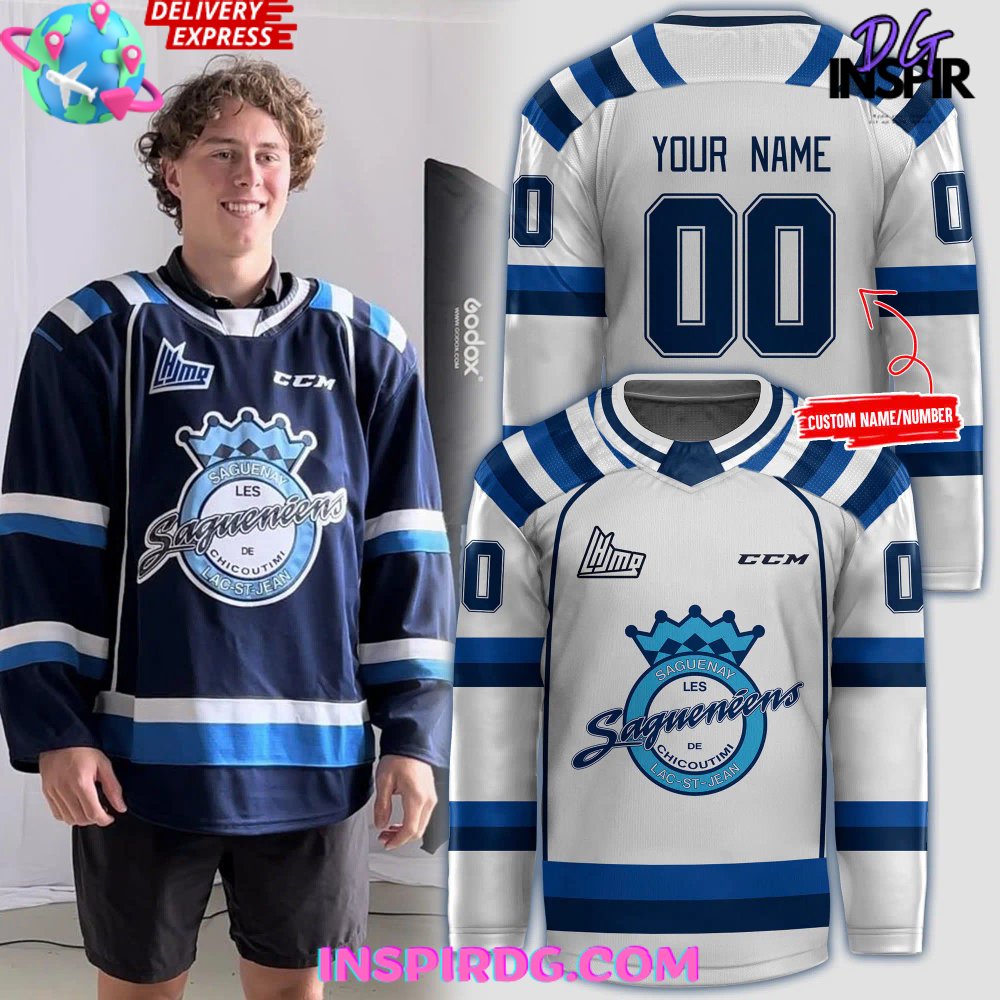 Chicoutimi Saguenéens 2024 White Hockey Jersey