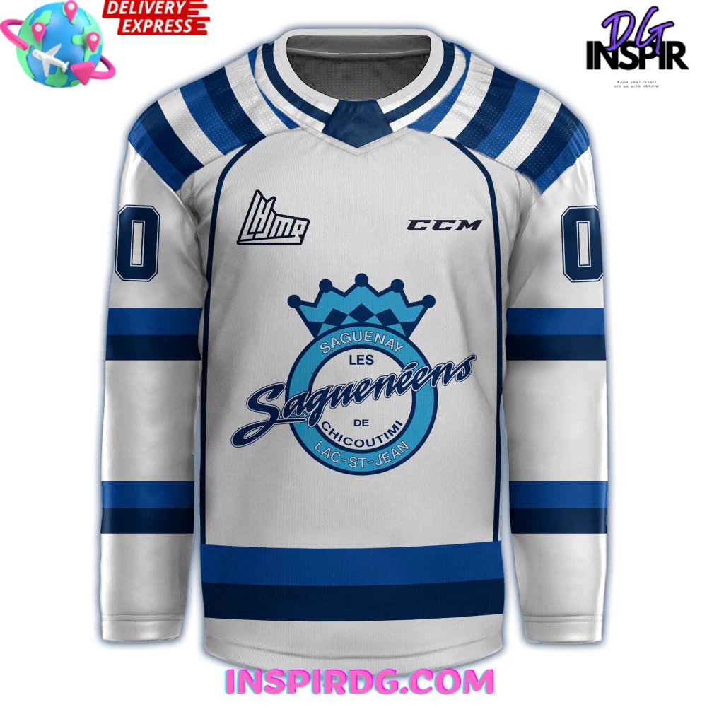 Chicoutimi Saguenéens 2024 White Hockey Jersey