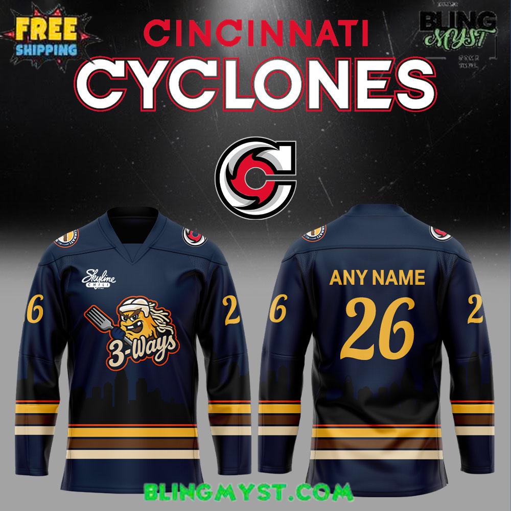 Cincinnati Cyclones 3-Ways 2025–2026 Special Hockey Jersey