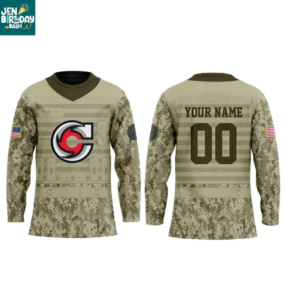 Cincinnati Cyclones Military Appreciation 2025 Game Night Hockey Jersey