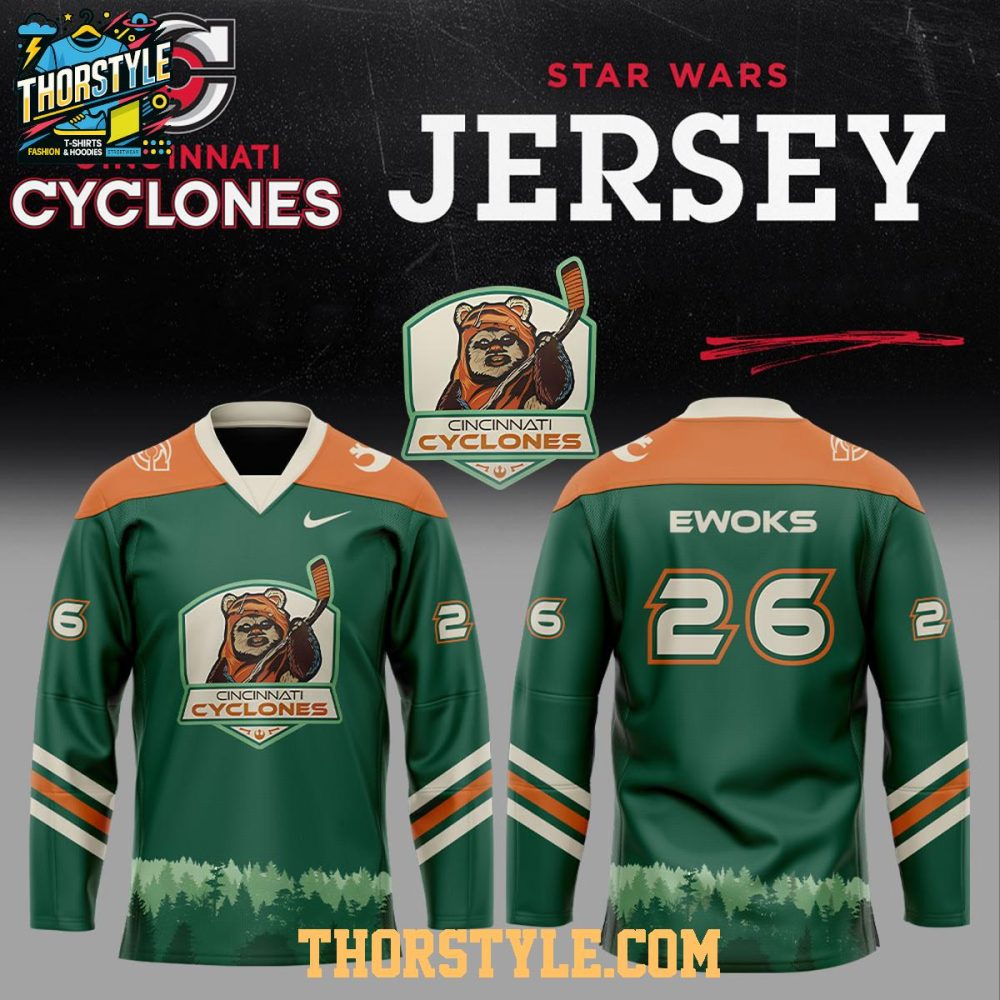 Cincinnati Cyclones Star Wars Night 2025 Chewbacca Hockey Jersey