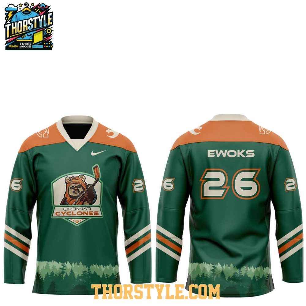 Cincinnati Cyclones Star Wars Night 2025 Chewbacca Hockey Jersey