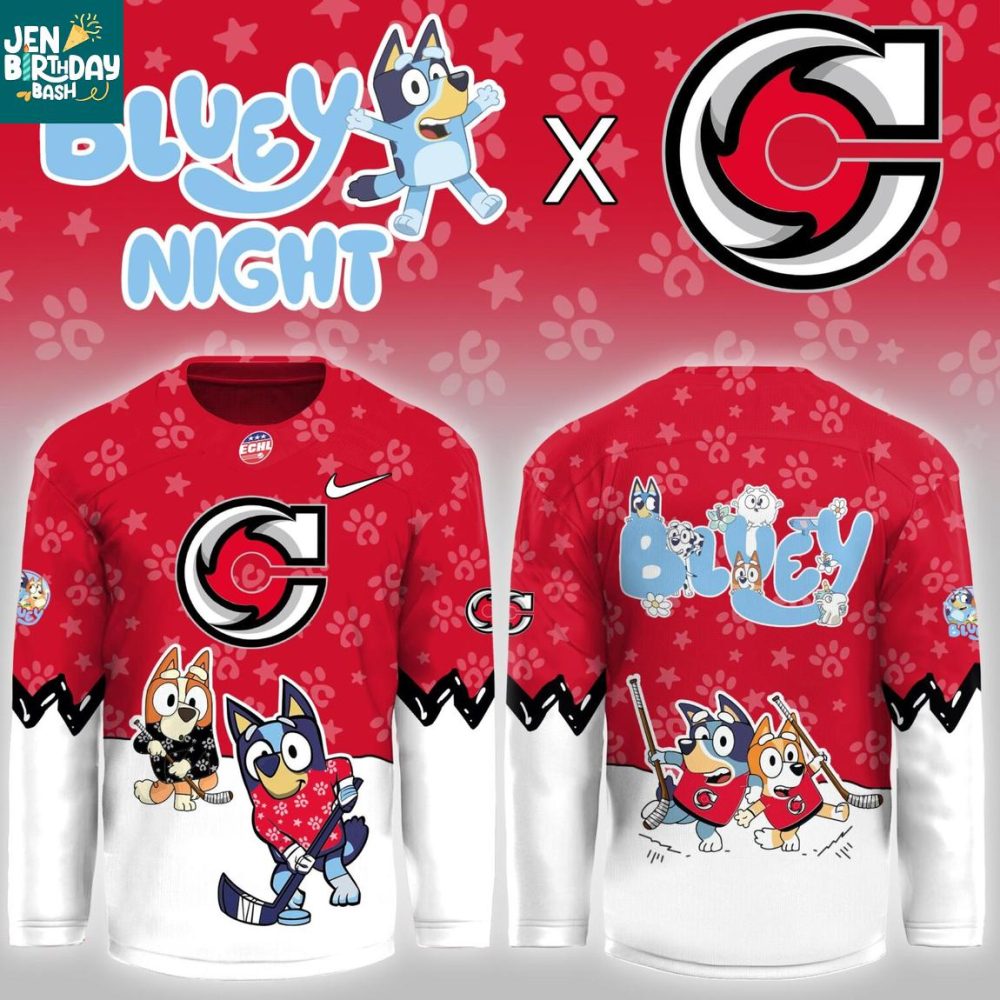 Cincinnati Cyclones X Bluey And Bingo 2026 Game Night Hockey Jersey