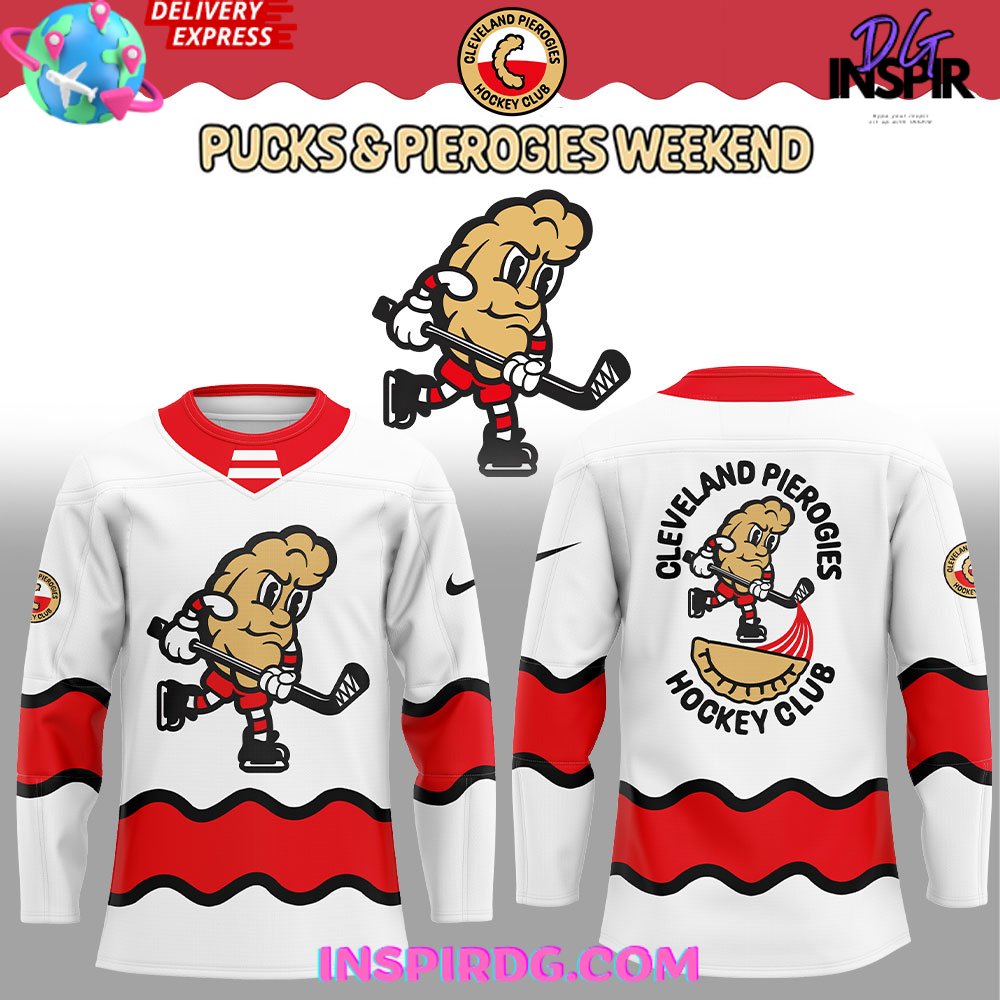 Cleveland Monsters Pucks &amp; Pierogies Weekend Special Hockey Jersey