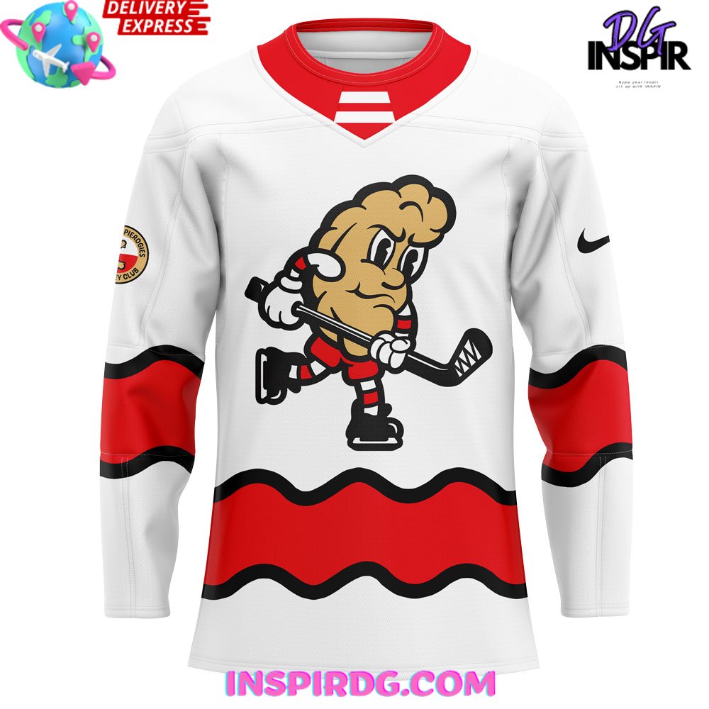 Cleveland Monsters Pucks &amp; Pierogies Weekend Special Hockey Jersey