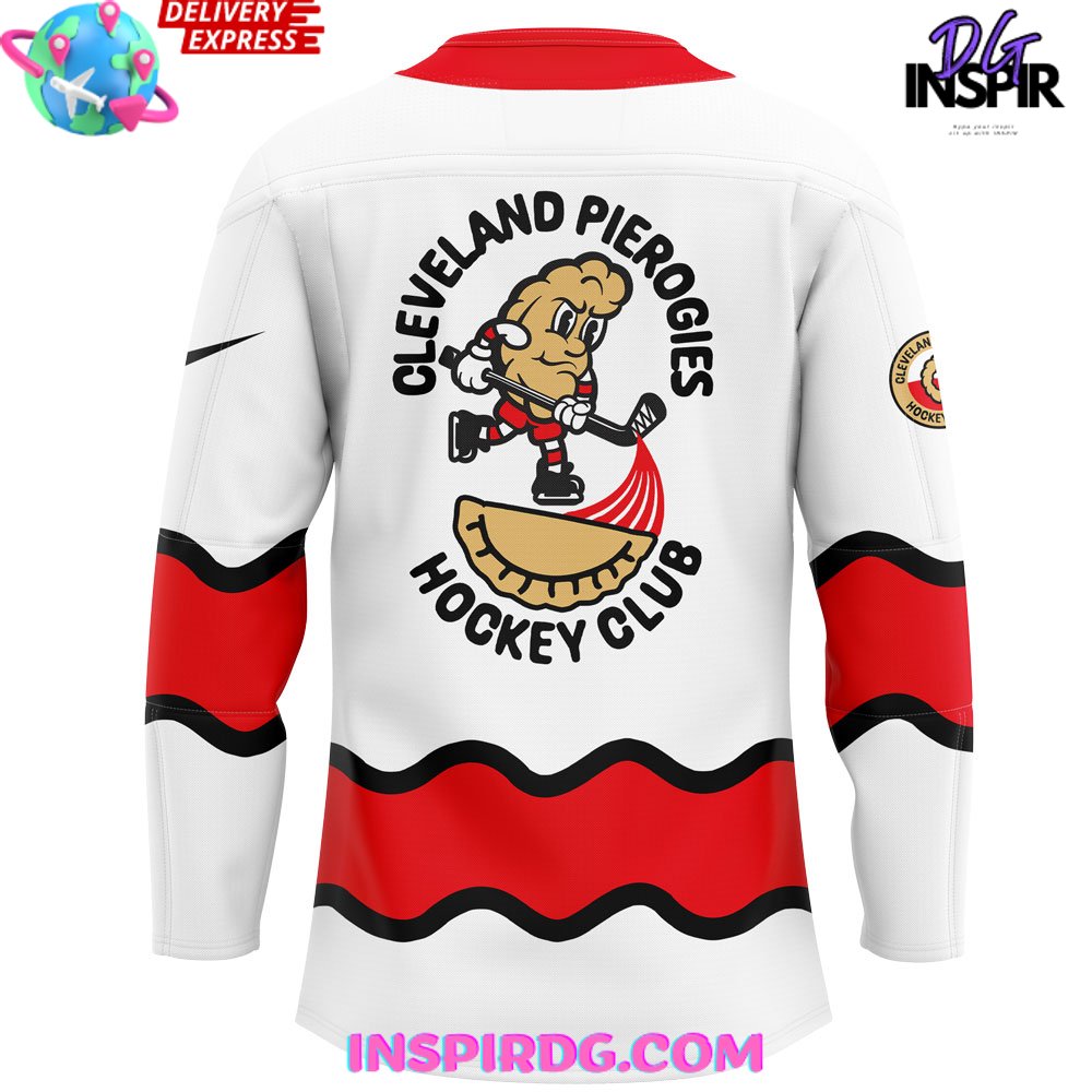 Cleveland Monsters Pucks &amp; Pierogies Weekend Special Hockey Jersey