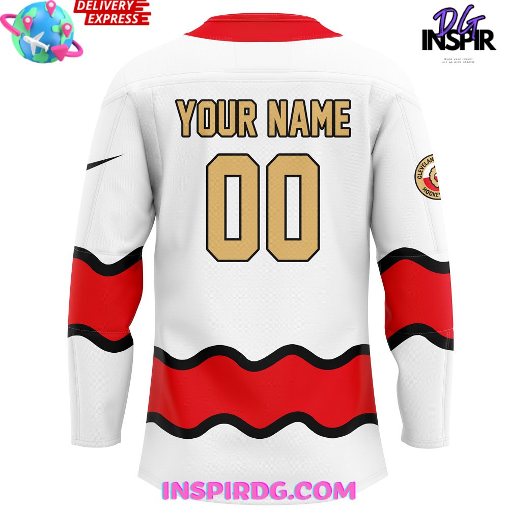 Cleveland Monsters Pucks &amp; Pierogies Weekend Special Hockey Jersey