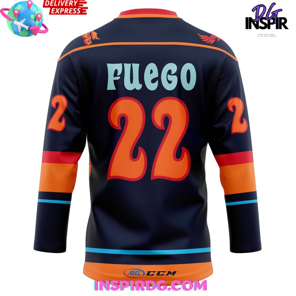 Coachella Valley Firebirds Fuego’S Birthday 2025 Hockey Jersey
