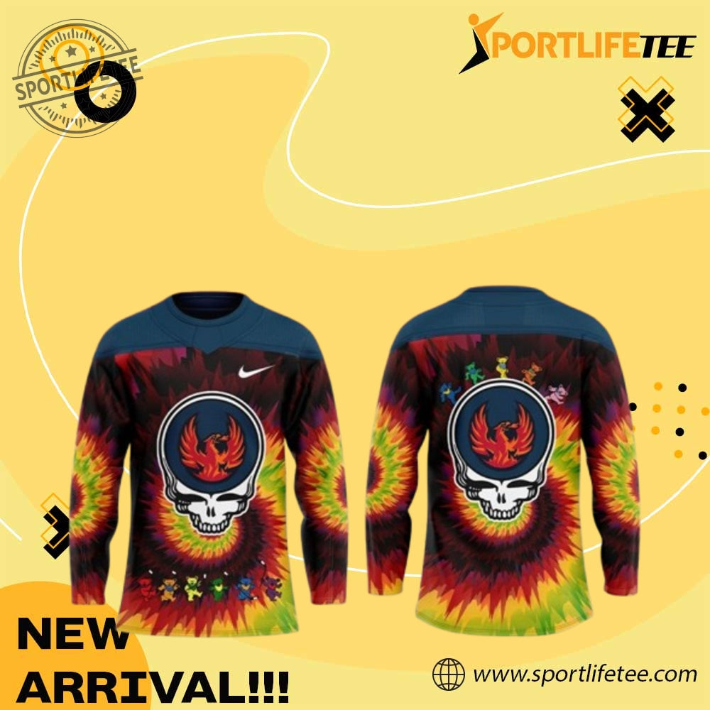 Coachella Valley Firebirds Grateful Dead Night Hockey Jersey