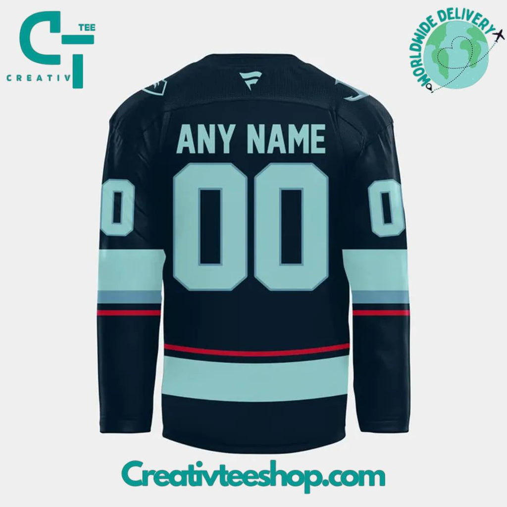 Coachella Valley Firebirds Kraken Night 2025 Special Hockey Jersey