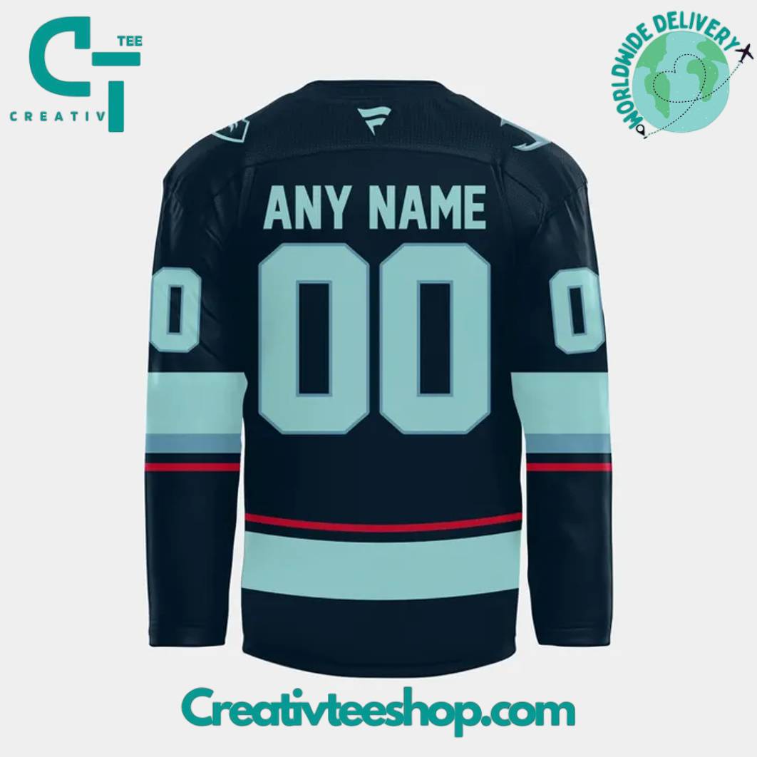 Coachella Valley Firebirds Kraken Night 2025 Special Hockey Jersey