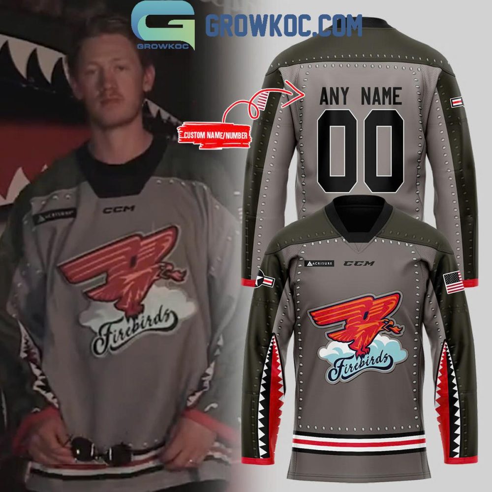 Coachella Valley Firebirds Military 2024 Personalized Hockey Jersey