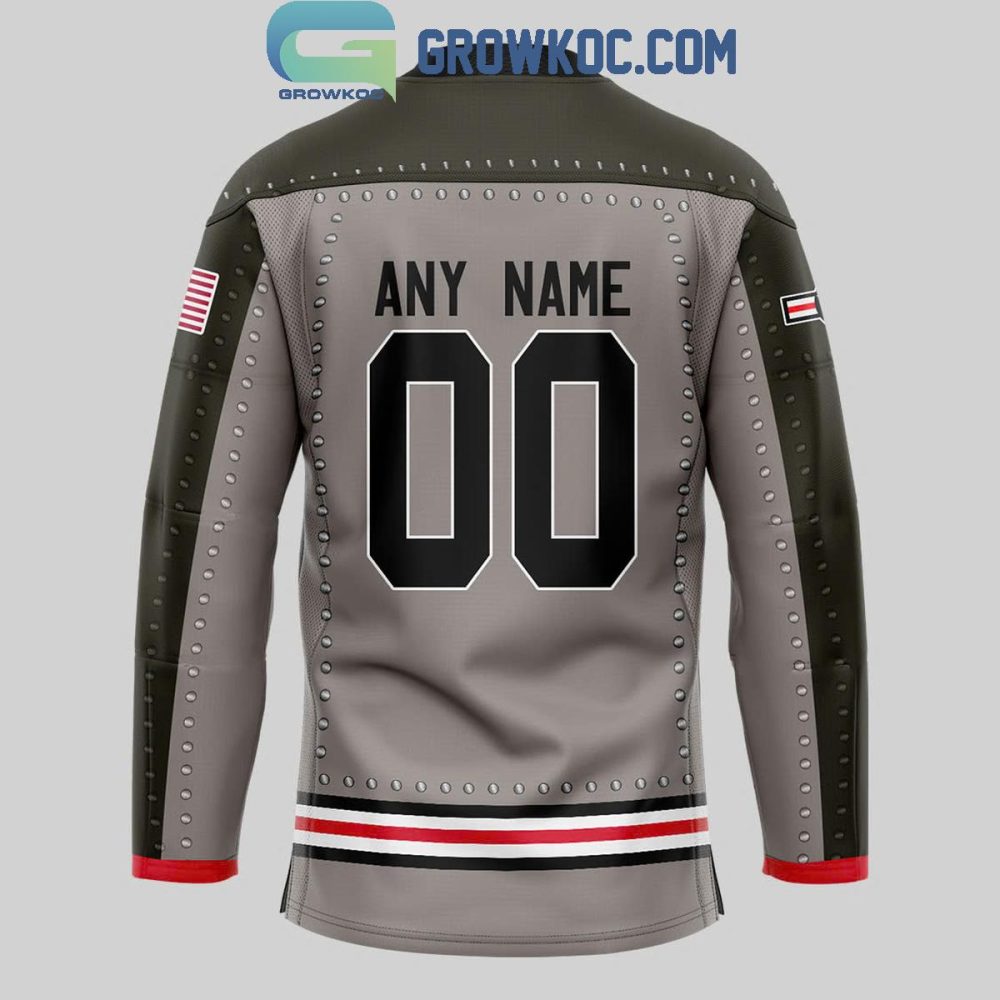 Coachella Valley Firebirds Military 2024 Personalized Hockey Jersey