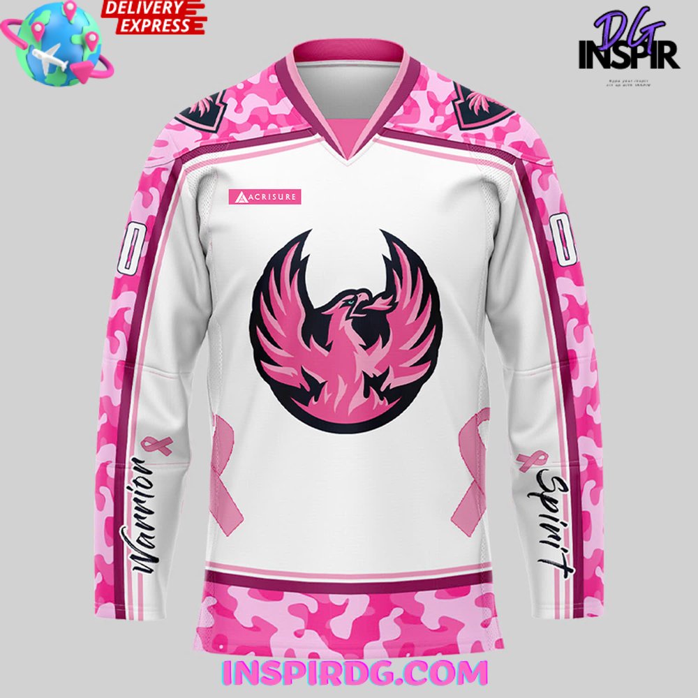 Coachella Valley Firebirds Pink In The Rink 2025 Jersey