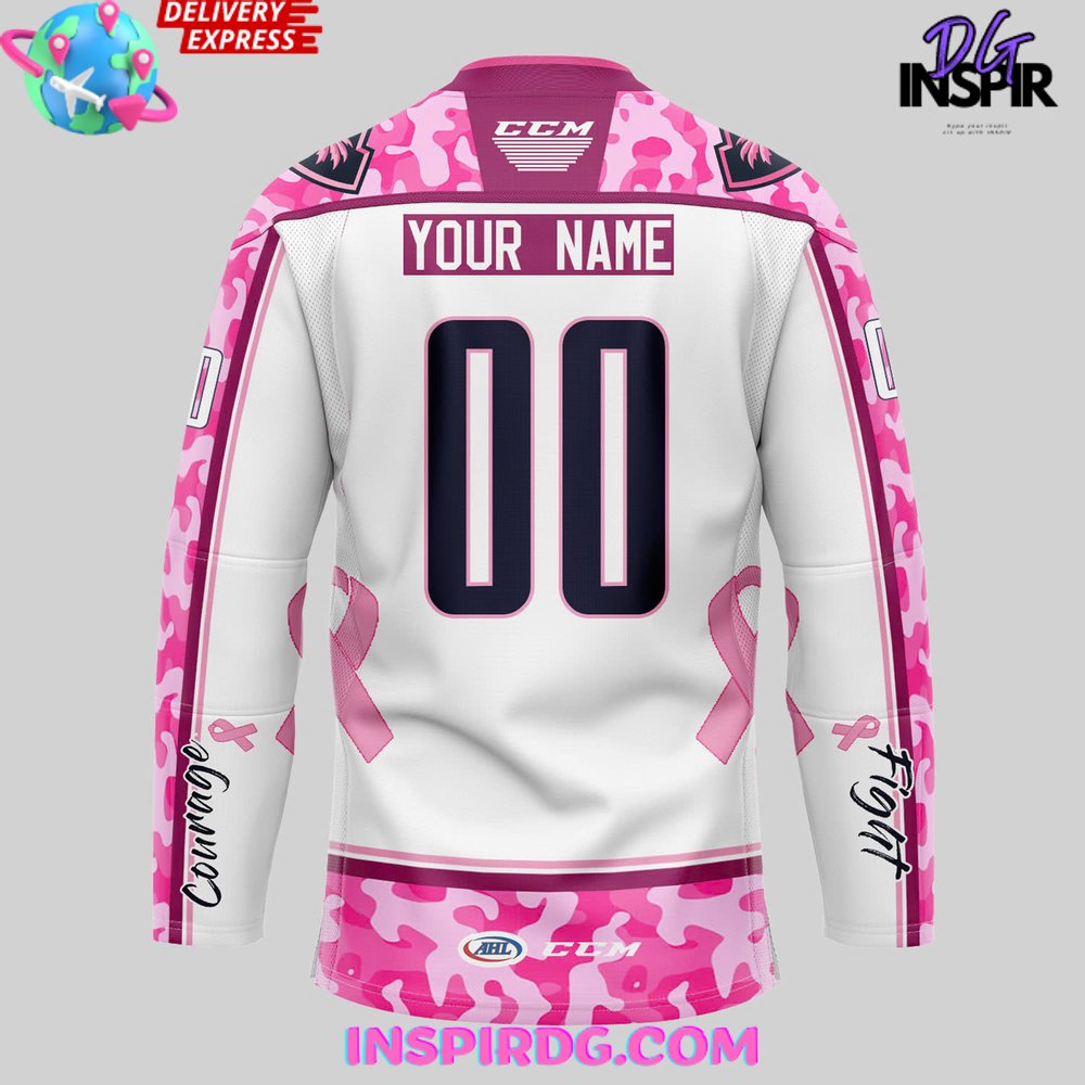 Coachella Valley Firebirds Pink In The Rink 2025 Jersey