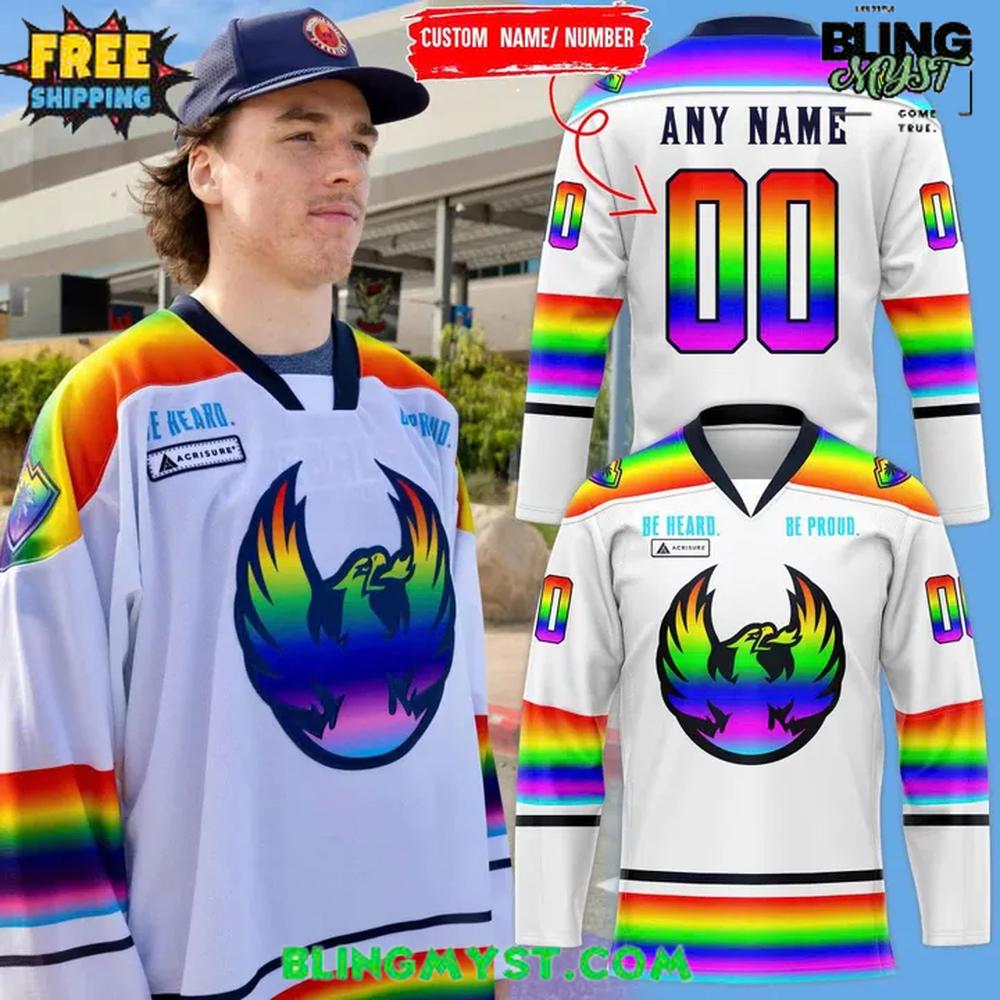 Coachella Valley Firebirds Pride Night 2026 Hockey Jersey