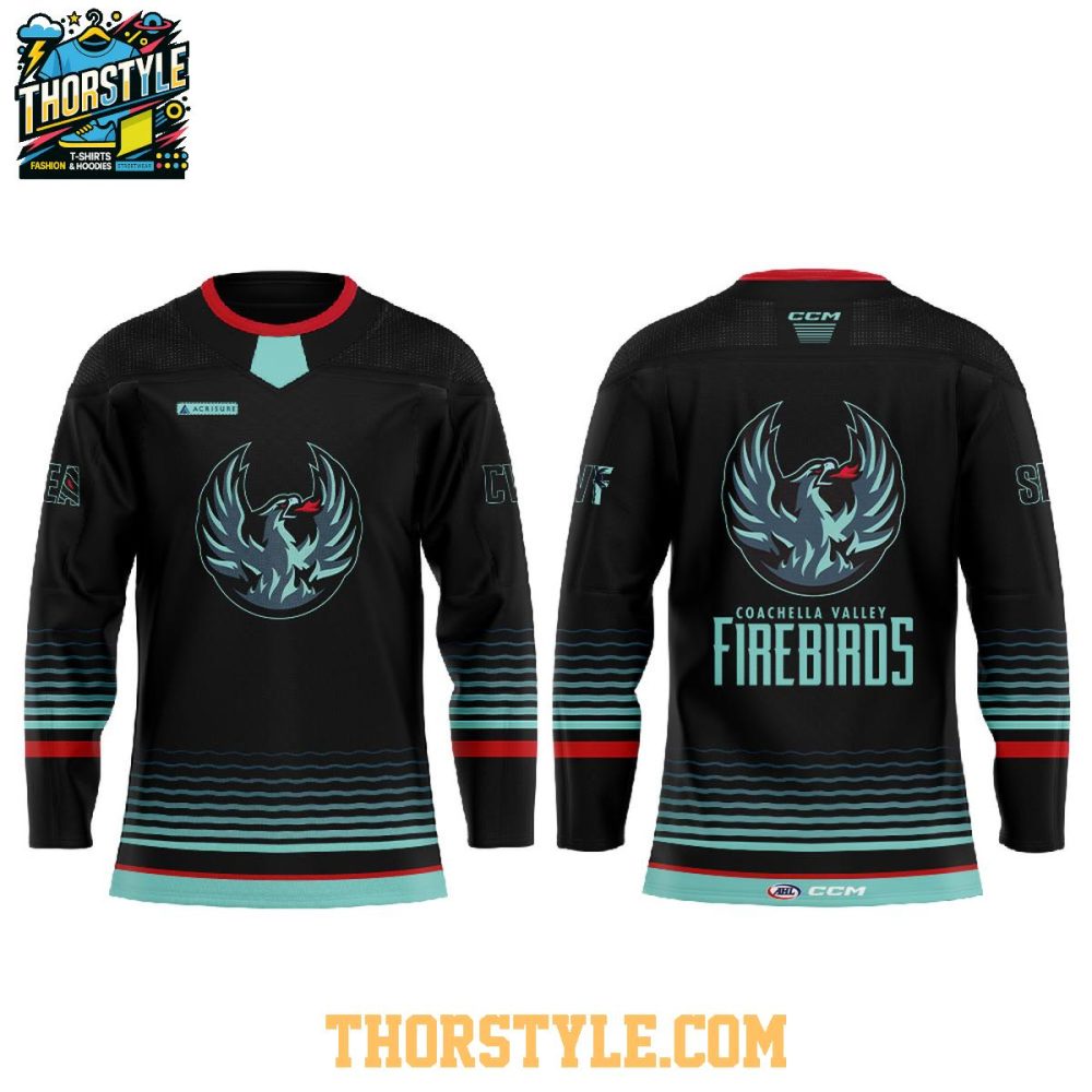 Coachella Valley Firebirds X Seattle Kraken Night 2026 Personalized Hockey Jersey