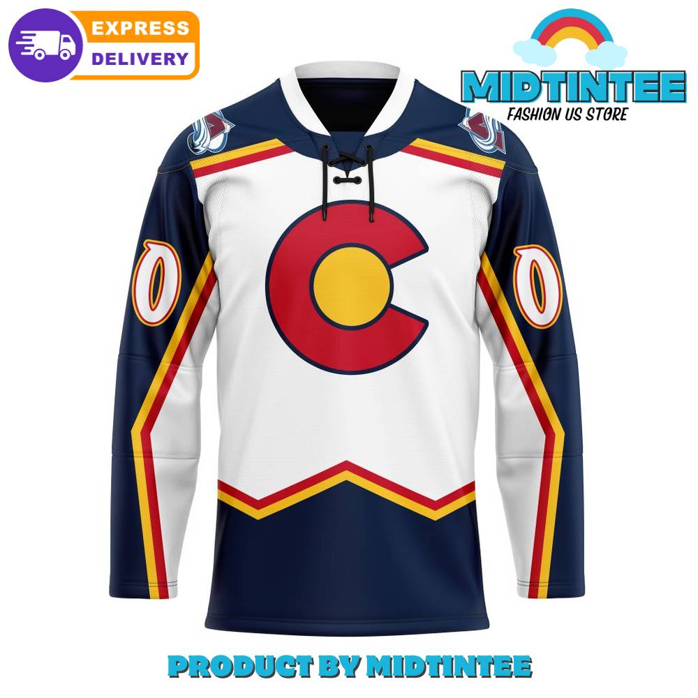 Colorado Avalanche Customized Reverse Retro Hockey Jersey