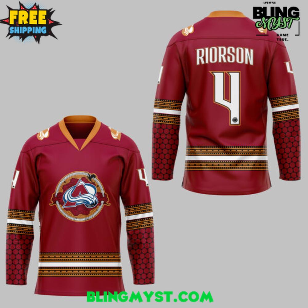 Colorado Avalanche Fourth Wing Night 2025 Hockey Jersey