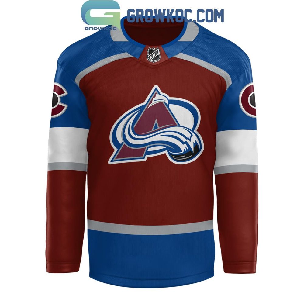 Colorado Avalanche Hello Kitty Happy 50Th Anniversary Hockey Jersey