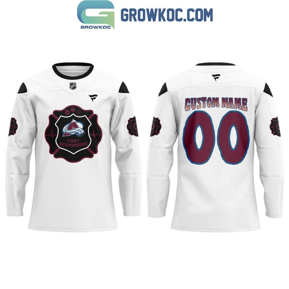 Colorado Avalanche Nhl First Responders Night Jersey