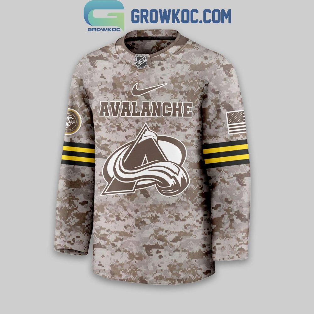 Colorado Avalanche Us Marine Corps Hockey Jersey