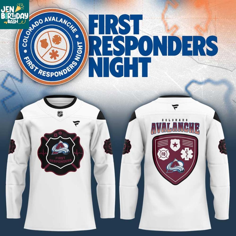 Colorado Avalanche X First Responders 2026 Night Hockey Jersey