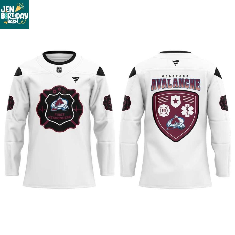 Colorado Avalanche X First Responders 2026 Night Hockey Jersey