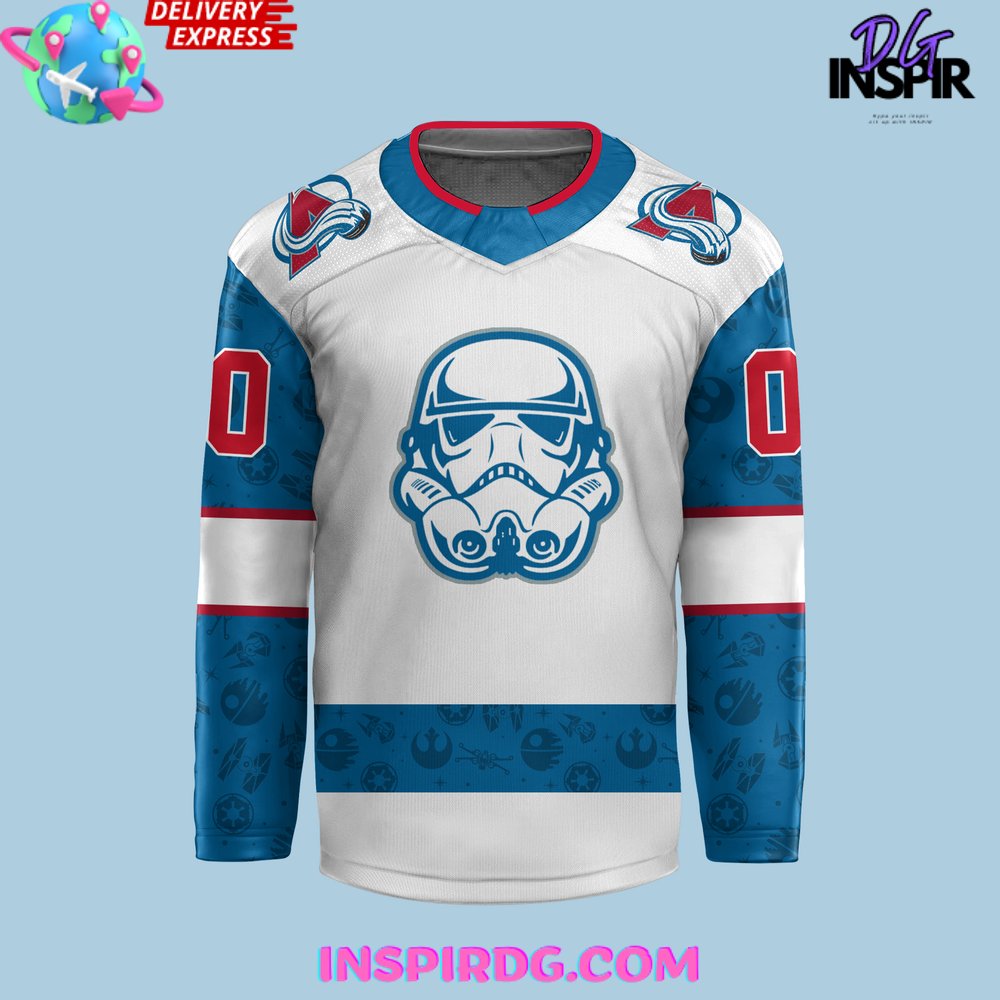 Colorado Avalanche X Star Wars Night 2024 Custom Hockey Jersey