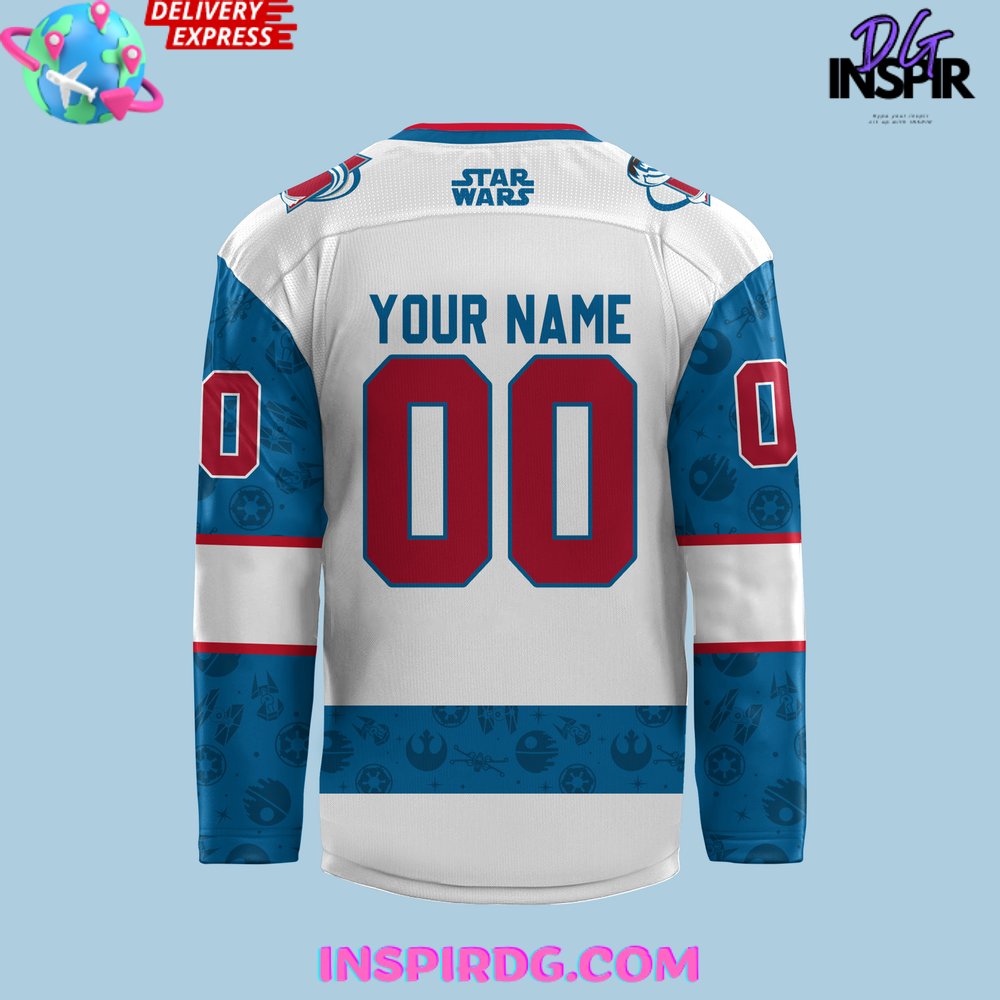 Colorado Avalanche X Star Wars Night 2024 Custom Hockey Jersey