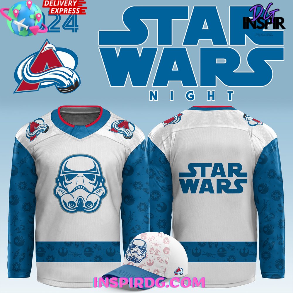 Colorado Avalanche X Star Wars Night 2024 Hockey Jersey