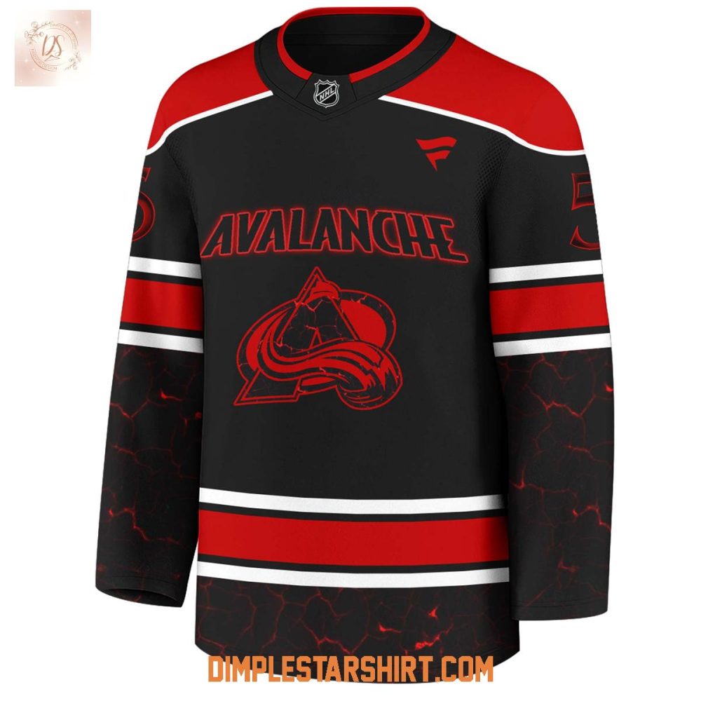 Colorado Avalanche X Stranger Things 5 One Last Adventure Jersey