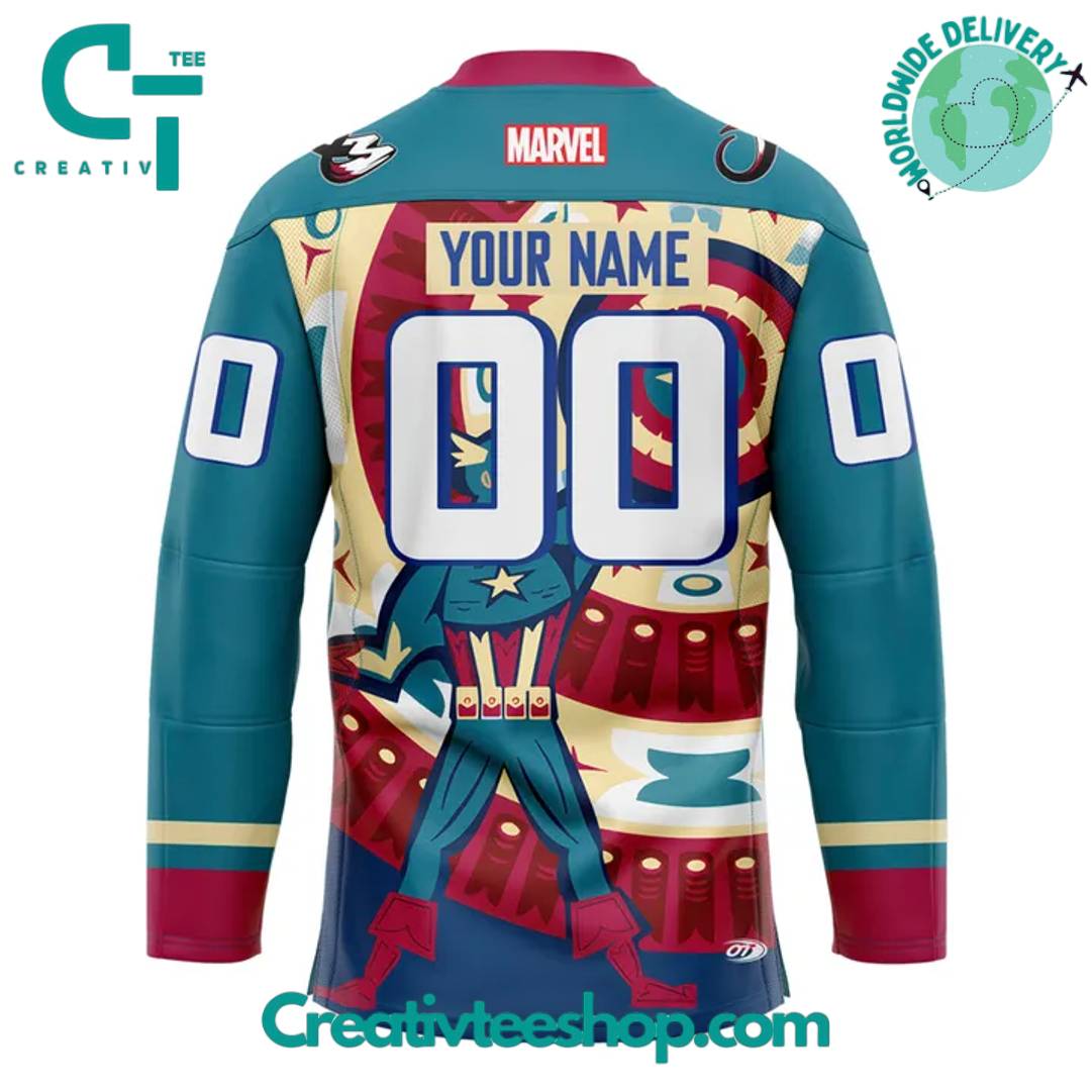 Colorado Mammoth X Super Hero Night Special Hockey Jersey