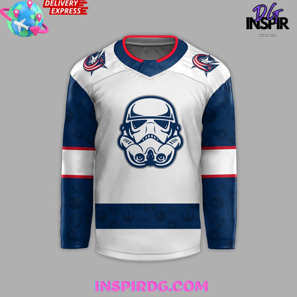 Columbus Blue Jackets X Star Wars Night 2024 Hockey Jersey