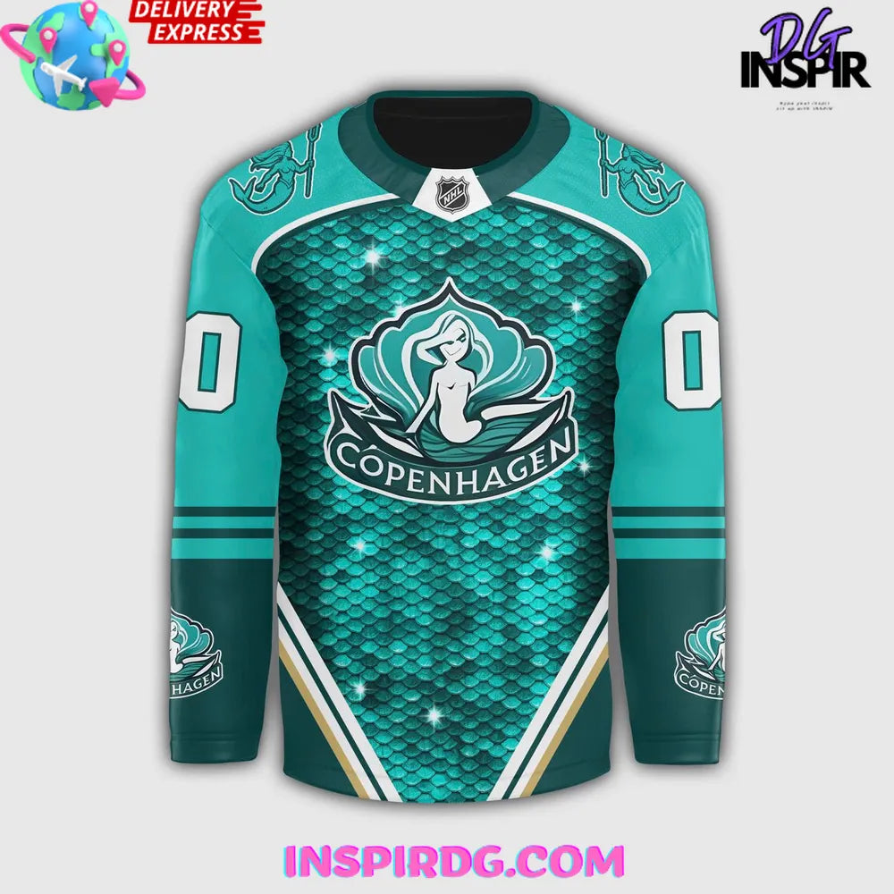 Copenhagen Mermaids Nhl 2025 Hockey Jersey