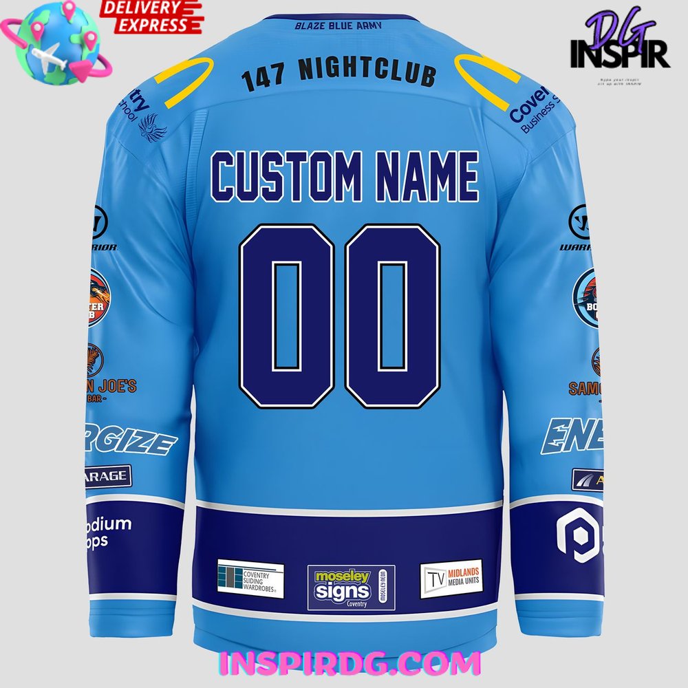 Coventry Blaze Regush Retro 2025 Hockey Jersey