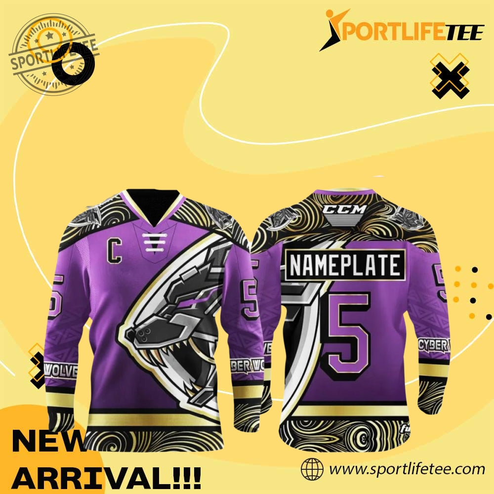 Cyber Wolves X Nhl Limited Edition 2025 Hockey Jersey
